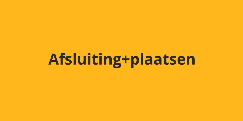 Zelf je afsluiting plaatsen: 5 stappen die elke doe-het-zelver moet kennen